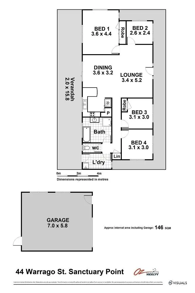 Floorplan of Homely house listing, 44 Warrego Drive, Sanctuary Point NSW 2540
