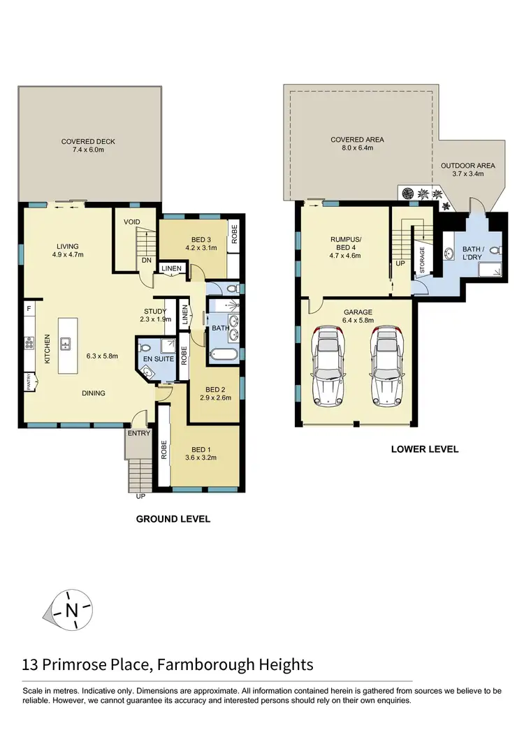 Floorplan of Homely house listing, 13 Primrose Place, Farmborough Heights NSW 2526