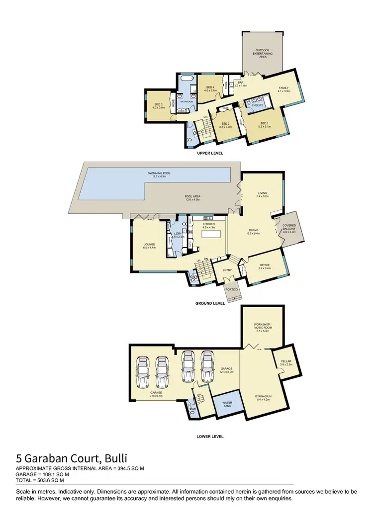 Floorplan of Homely house listing, 5 Garaban Court, Bulli NSW 2516