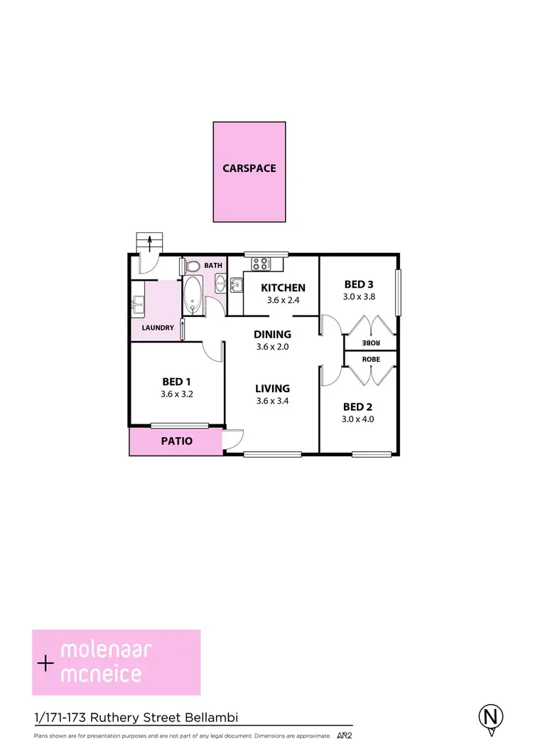Floorplan of Homely apartment listing, 1/171 Rothery Street, Bellambi NSW 2518