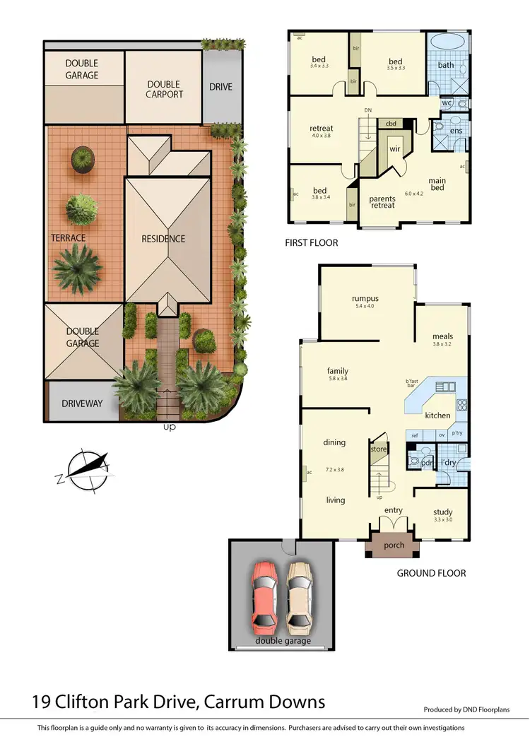 Floorplan of Homely house listing, 19 Clifton Park Drive, Carrum Downs VIC 3201