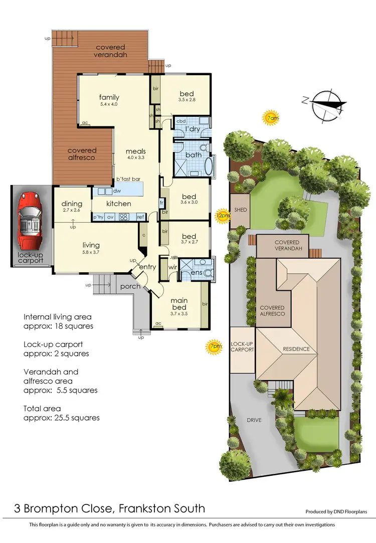 Floorplan of Homely house listing, 3 Brompton Close, Frankston South VIC 3199