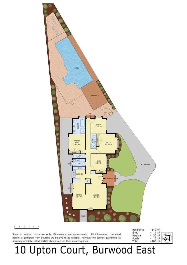 Floorplan of Homely house listing, 10 Upton Court, Burwood East VIC 3151