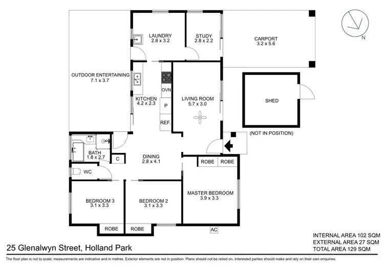 Floorplan of Homely house listing, 25 Glenalwyn Street, Holland Park QLD 4121