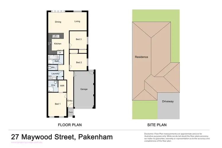 Floorplan of Homely house listing, 27 Maywood Street, Pakenham VIC 3810
