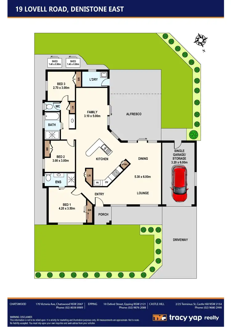 Floorplan of Homely house listing, 19 Lovell Road, Denistone East NSW 2112