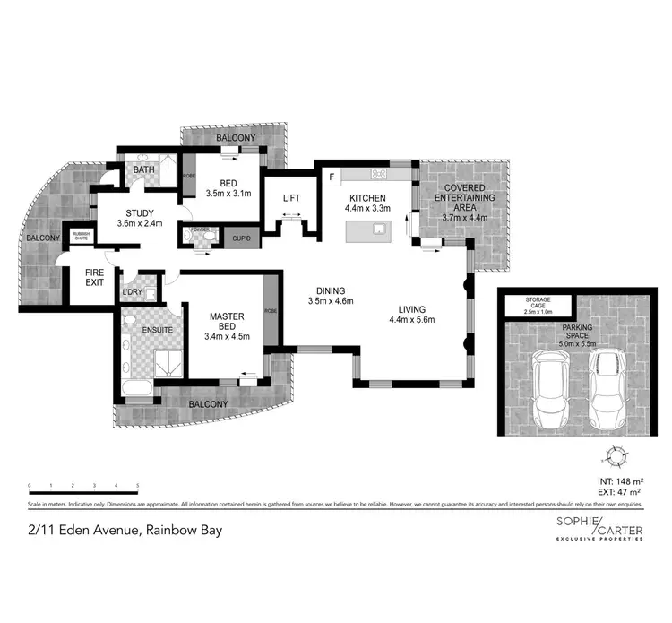 Floorplan of Homely unit listing, 2/11 Eden Avenue, Rainbow Bay QLD 4225