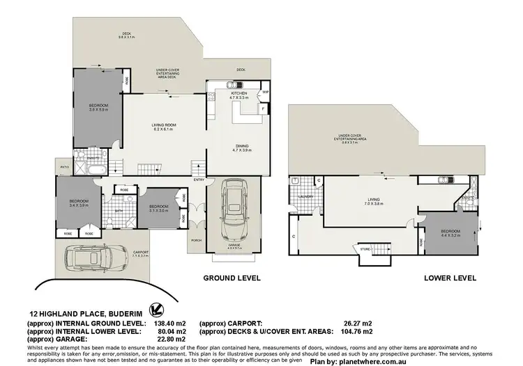 Floorplan of Homely house listing, 12 Highland Place, Buderim QLD 4556