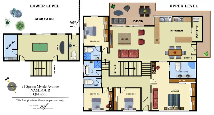 Floorplan of Homely house listing, 24 Spring Myrtle Avenue, Nambour QLD 4560