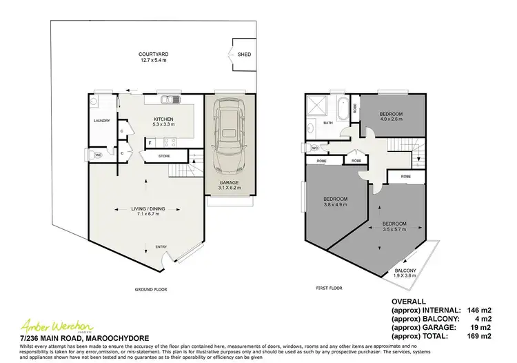 Floorplan of Homely townhouse listing, 7/236 Main Road, Maroochydore QLD 4558