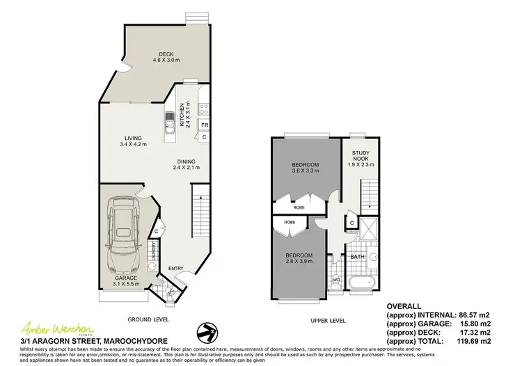 Floorplan of Homely unit listing, 3/1 Aragorn Street, Maroochydore QLD 4558