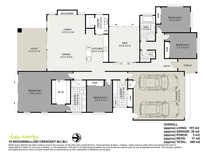 Floorplan of Homely house listing, 10 Woodswallow Crescent, Bli Bli QLD 4560
