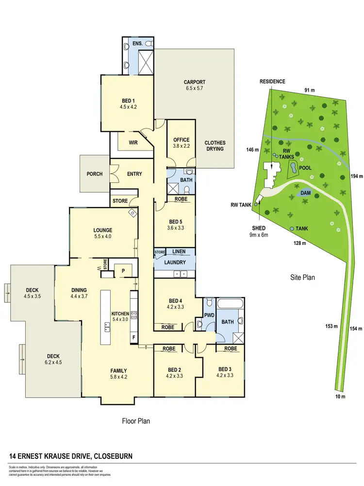 Floorplan of Homely house listing, 14 Ernest Krause Drive, Closeburn QLD 4520