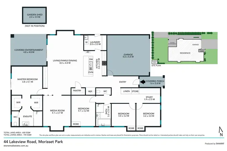 Floorplan of Homely house listing, 44 Lakeview Road, Morisset Park NSW 2264