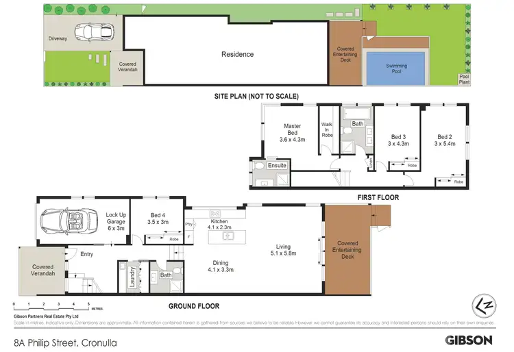 Floorplan of Homely semi-detached listing, 8A Philip Street, Cronulla NSW 2230