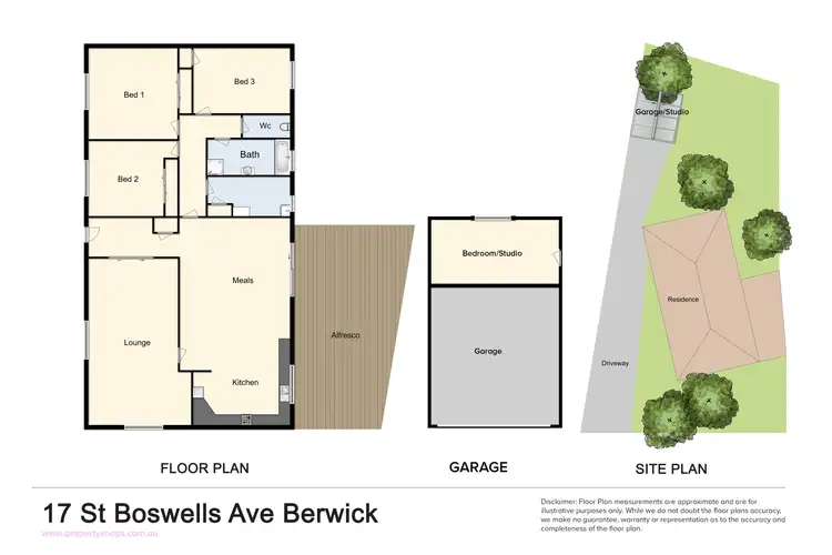 Floorplan of Homely house listing, 17 St Boswells Avenue, Berwick VIC 3806