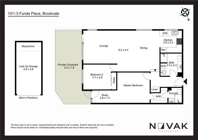 Floorplan of Homely apartment listing, 10/1-3 Funda Place, Brookvale NSW 2100