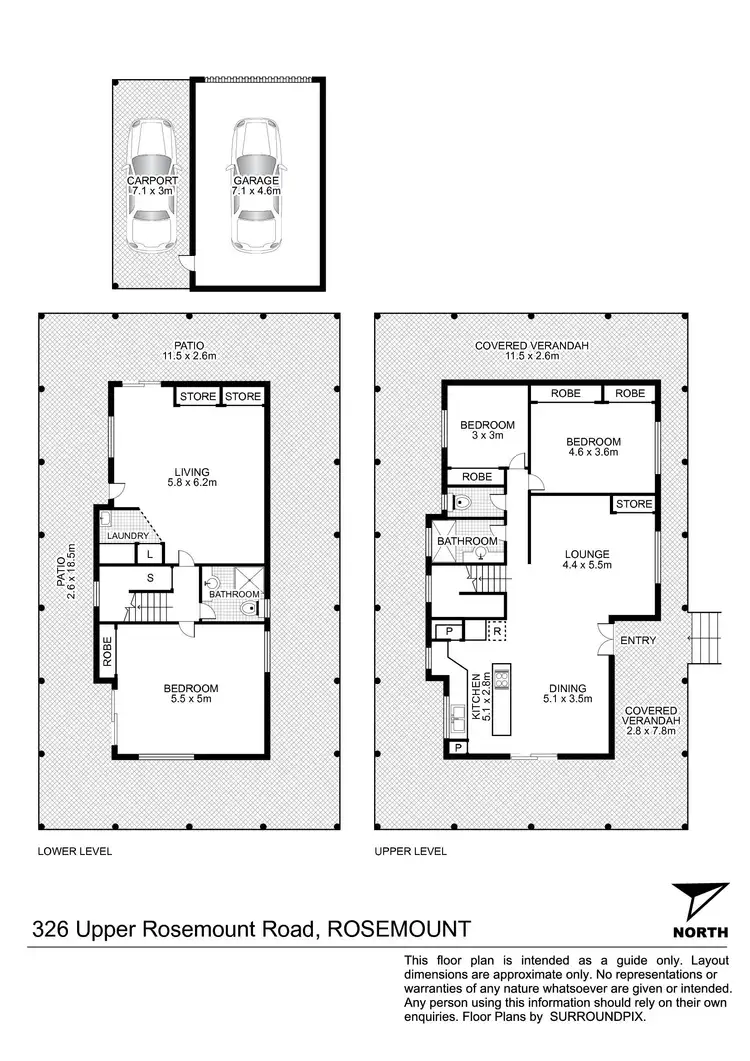 Floorplan of Homely house listing, 326 Upper Rosemount Road, Rosemount QLD 4560