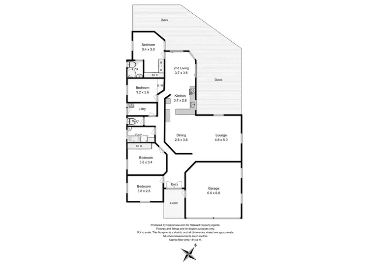 Floorplan of Homely house listing, 13 Nell Crescent, Ulverstone TAS 7315