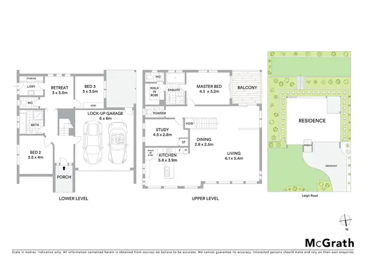 Floorplan of Homely house listing, 55 Leigh Road, Highton VIC 3216