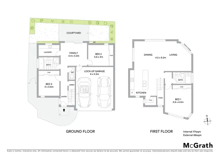 Floorplan of Homely townhouse listing, 5B Canterbury Court, Wandana Heights VIC 3216