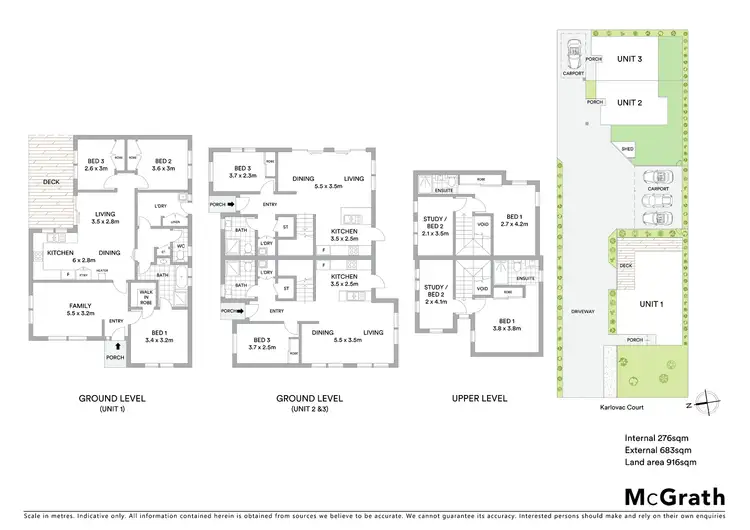 Floorplan of Homely unit listing, 1/6 Karlovac Court, Bell Park VIC 3215