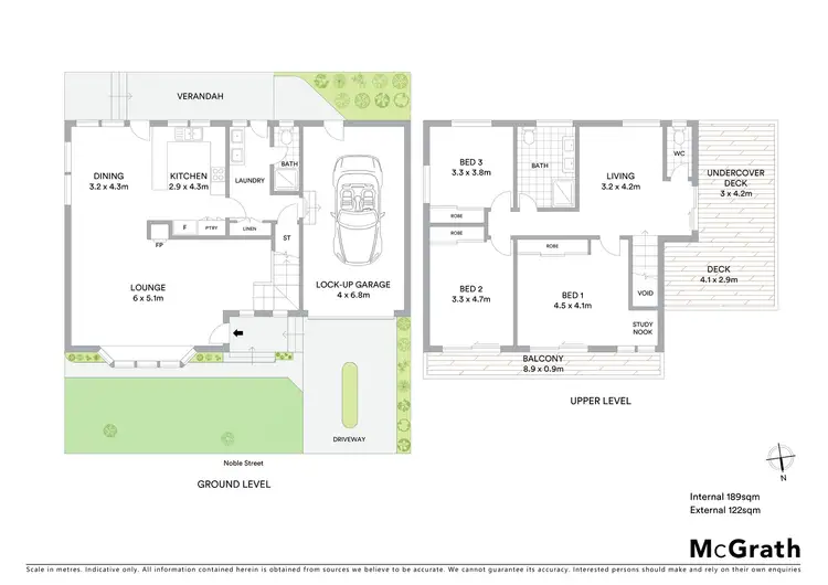 Floorplan of Homely townhouse listing, 73B Noble Street, Newtown VIC 3220