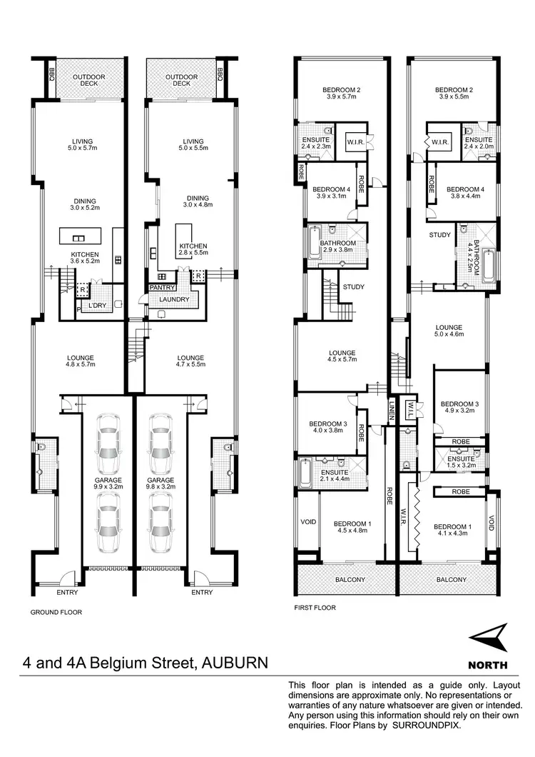 Floorplan of Homely house listing, 4a Belgium Street, Auburn NSW 2144