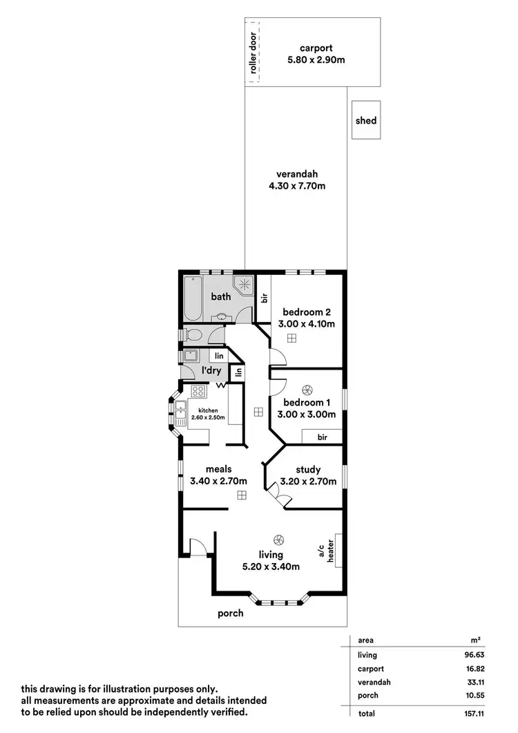 Floorplan of Homely unit listing, 2/49 Phillis Street, Maylands SA 5069