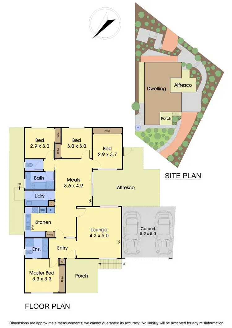 Floorplan of Homely house listing, 7 Palpera Terrace, Greensborough VIC 3088