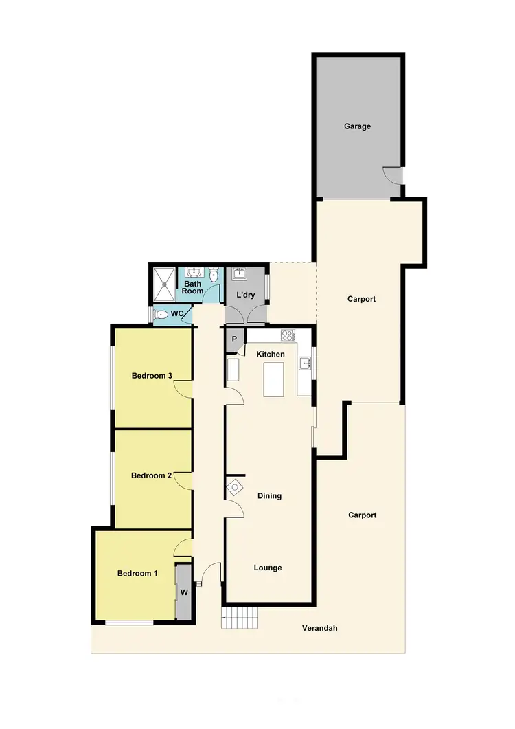 Floorplan of Homely house listing, 14 Sharpley Avenue, Stawell VIC 3380