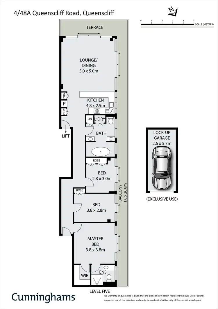 Floorplan of Homely apartment listing, 4/48a Queenscliff Road, Queenscliff NSW 2096
