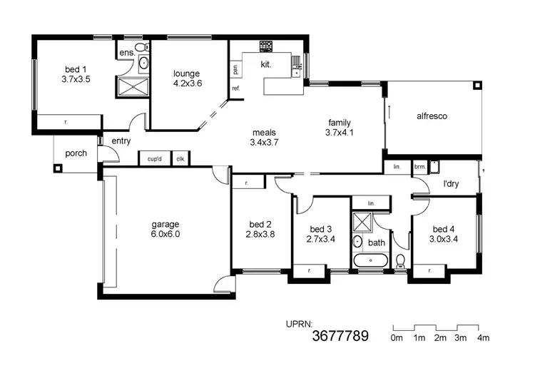 Floorplan of Homely house listing, Address available on request
