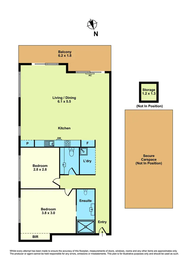 Floorplan of Homely apartment listing, 2/114 Somerville Road, Yarraville VIC 3013