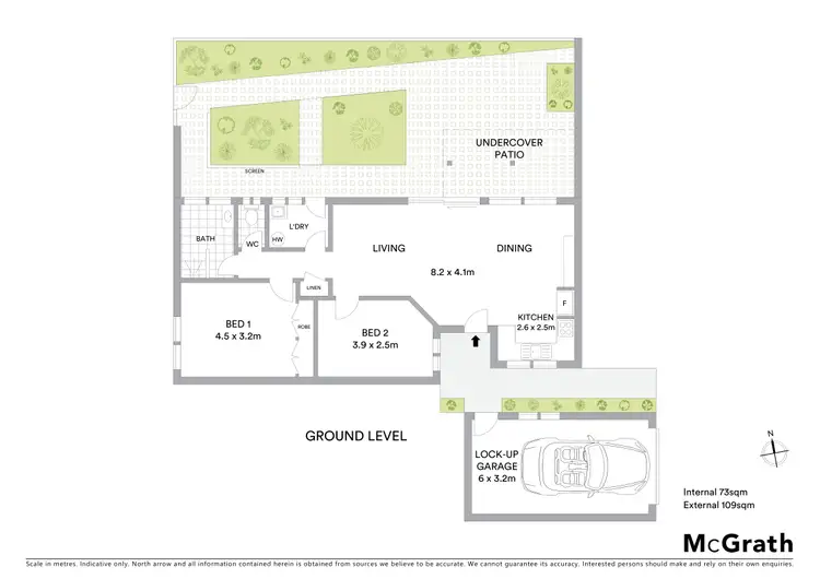 Floorplan of Homely unit listing, 2/96 First Avenue, Sawtell NSW 2452