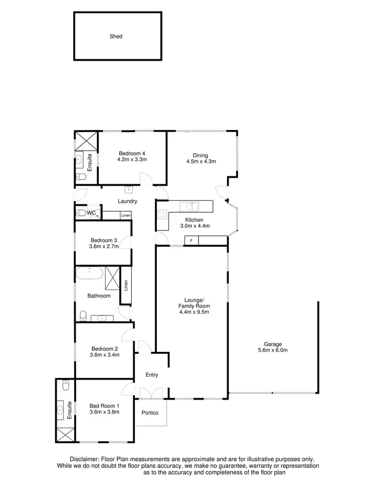 Floorplan of Homely house listing, 50 Wehl Street, Mount Gambier SA 5290