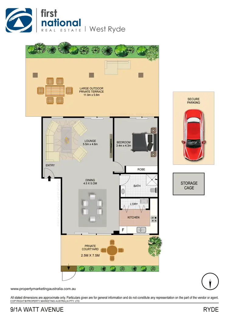 Floorplan of Homely apartment listing, 9/1A Watt Avenue, Ryde NSW 2112