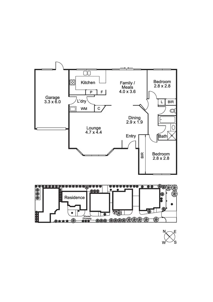 Floorplan of Homely unit listing, 4/88 Herbert Street, Mornington VIC 3931
