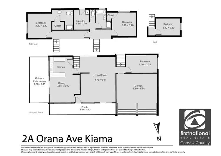 Floorplan of Homely house listing, 2A Orana Avenue, Kiama NSW 2533