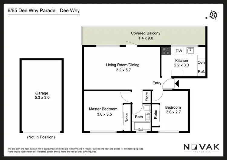 Floorplan of Homely apartment listing, 8/85 Dee Why Parade, Dee Why NSW 2099