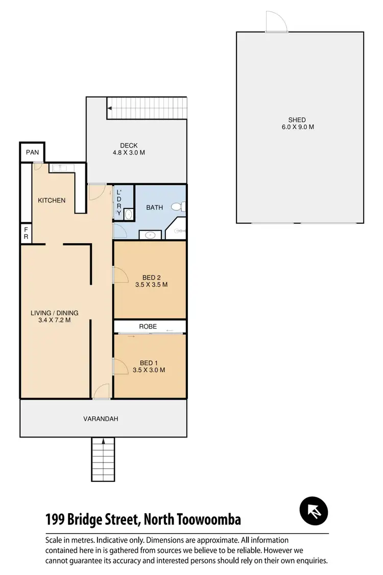 Floorplan of Homely house listing, 199 Bridge Street, North Toowoomba QLD 4350