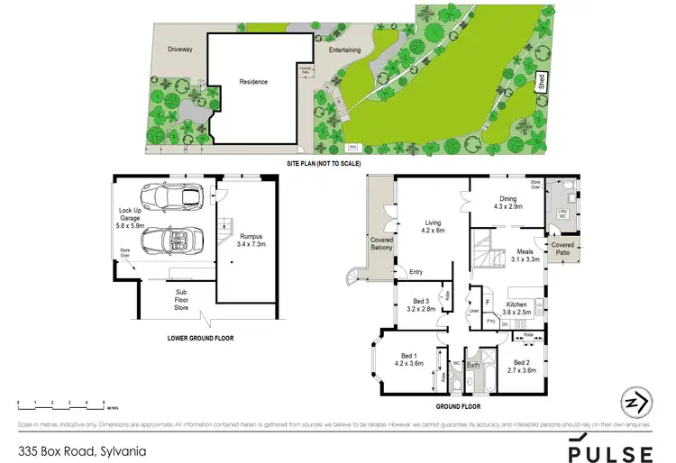 Floorplan of Homely house listing, 335 Box Road, Sylvania NSW 2224