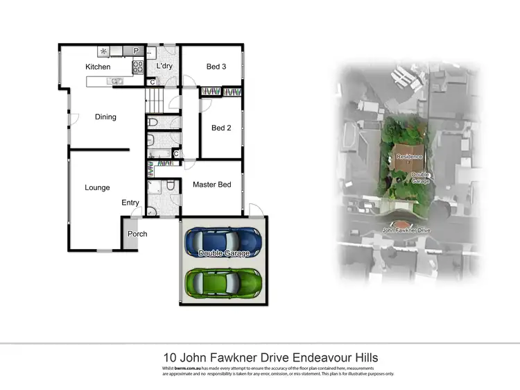 Floorplan of Homely house listing, 10 John Fawkner Drive, Endeavour Hills VIC 3802