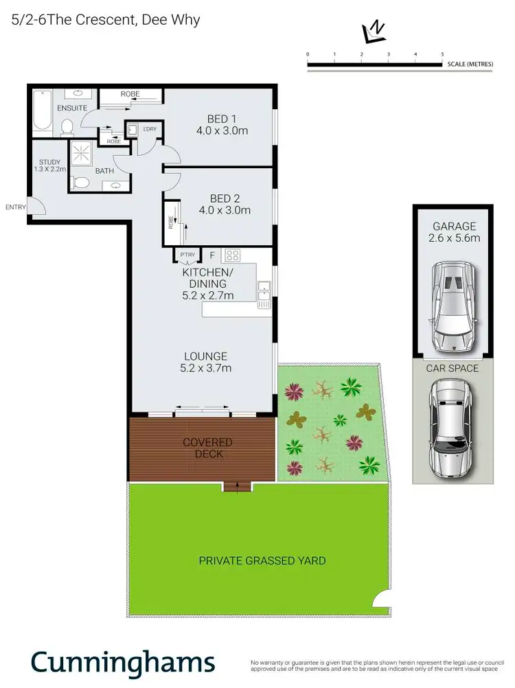 Floorplan of Homely apartment listing, 5/2-6 The Crescent, Dee Why NSW 2099