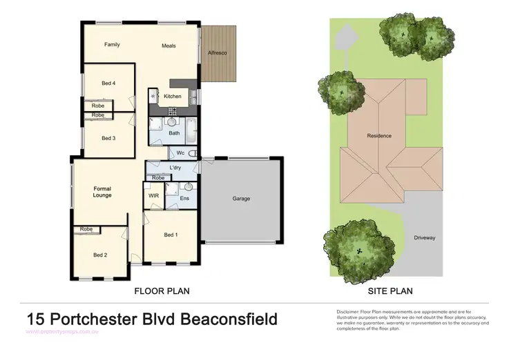 Floorplan of Homely house listing, 15 Portchester Boulevard, Beaconsfield VIC 3807