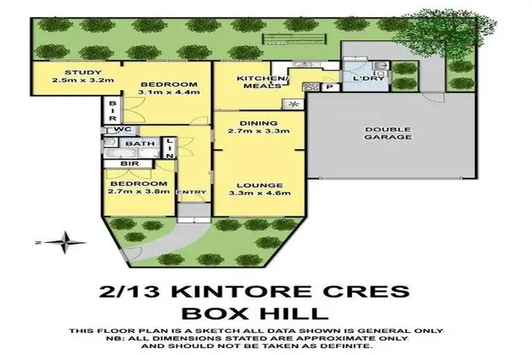 Floorplan of Homely unit listing, 2/13 Kintore Crescent, Box Hill VIC 3128