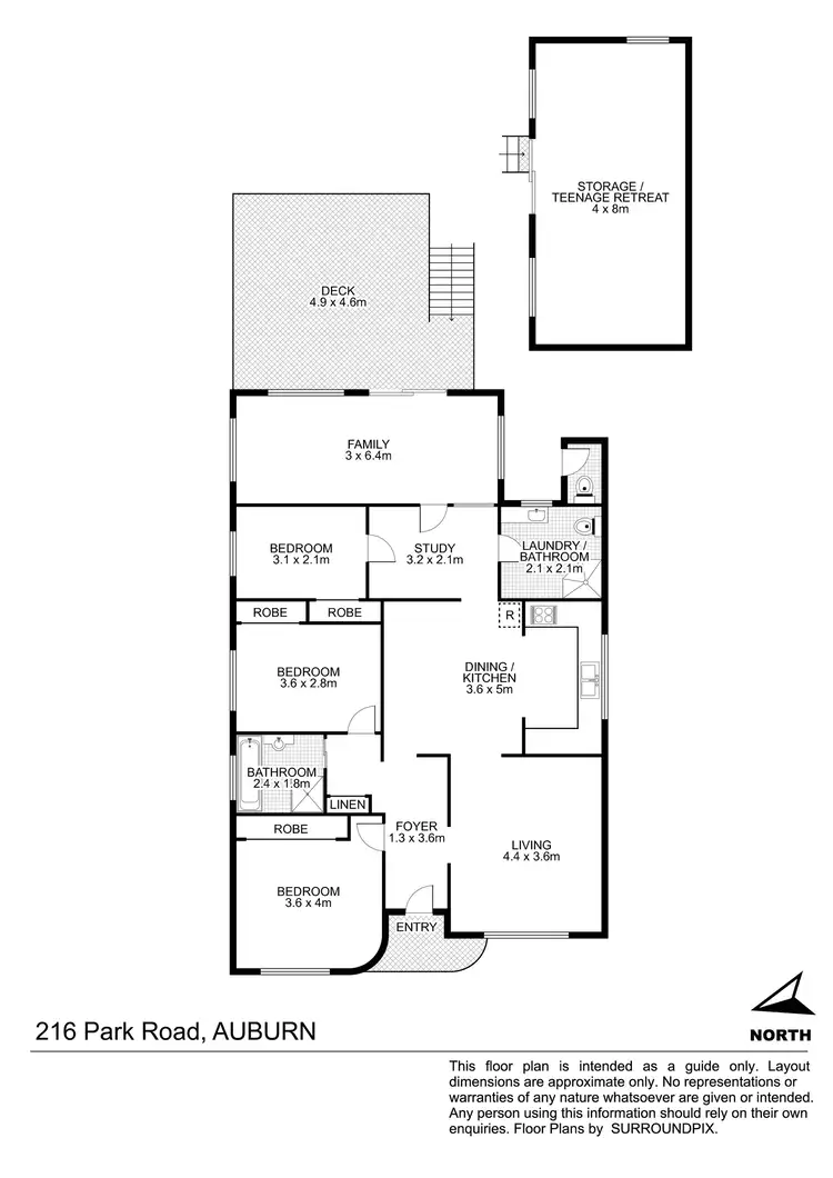 Floorplan of Homely house listing, 216 Park Road, Auburn NSW 2144