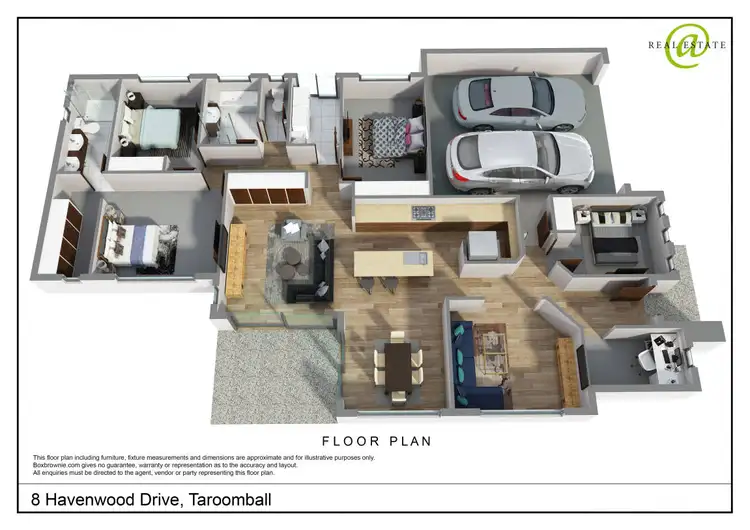 Floorplan of Homely house listing, 8 Havenwood Drive, Taroomball QLD 4703