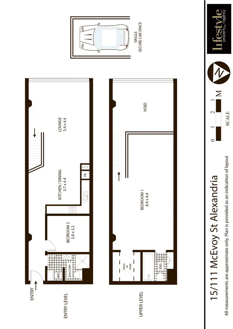 Floorplan of Homely apartment listing, 111 McEvoy Street, Alexandria NSW 2015