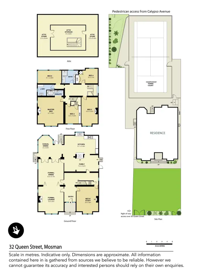 Floorplan of Homely house listing, 32 Queen Street, Mosman NSW 2088